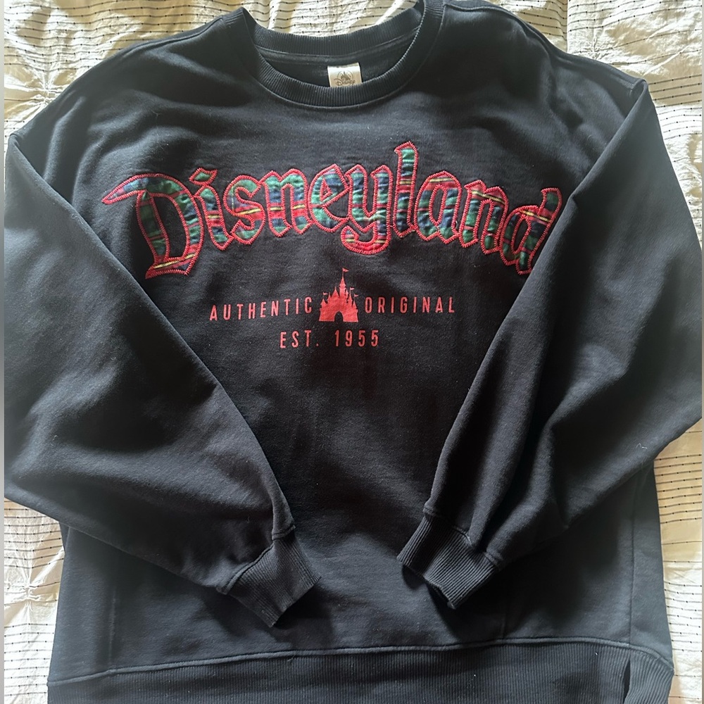 Disney Parks Disneyland Plaid Sweatshirt 2025